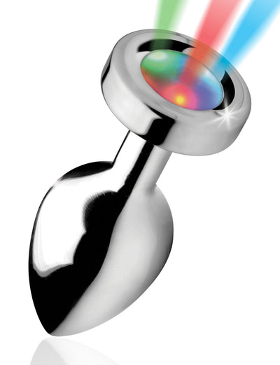 LED-Enhanced Medium Anal Plug: Ignite Your Pleasure with Light-Up Fun