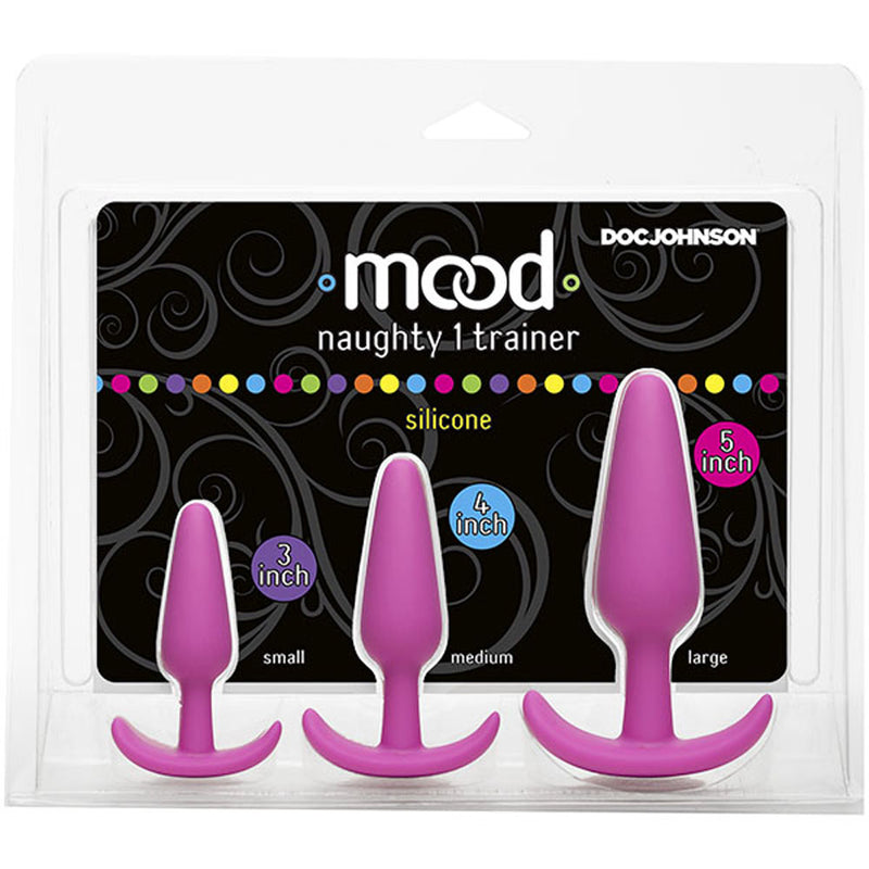 Premium Silicone Butt Plug Set for Beginners - Graduated Sizes for Training and Variety - Soft Velvet Touch Finish and Body-Safe Materials.