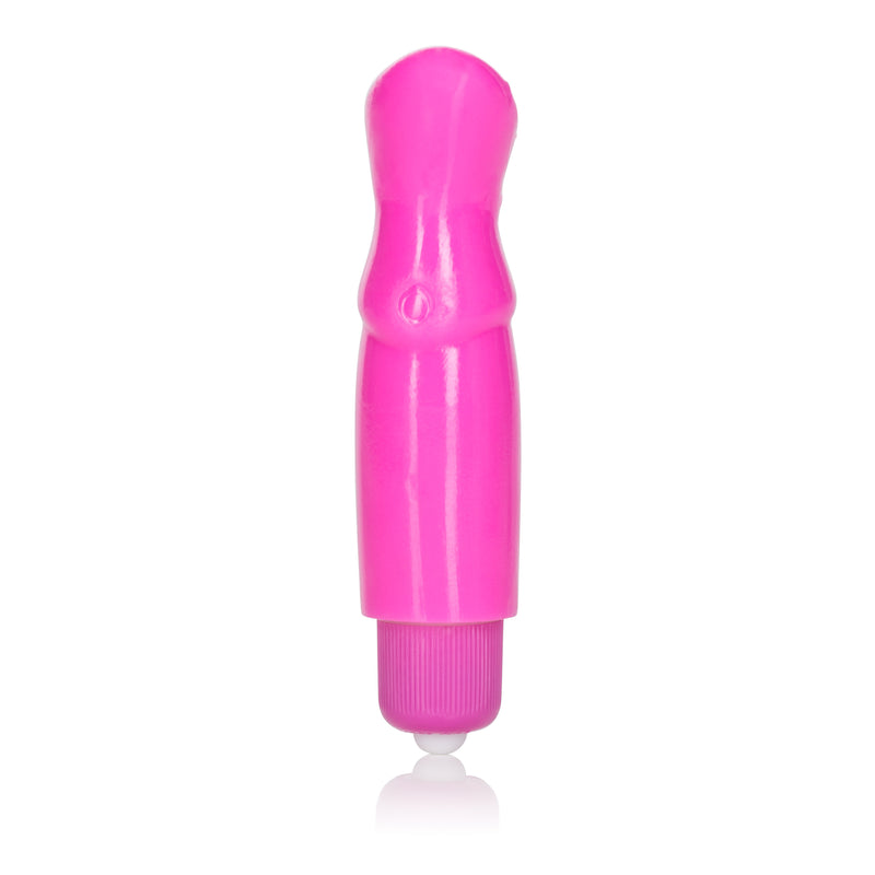 Soft & Powerful Mini-Massager: Waterproof Fun with Easy Button Control