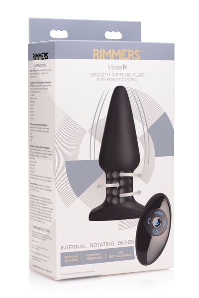 Ultimate Pleasure Plug with Rotating Beads and Vibrations