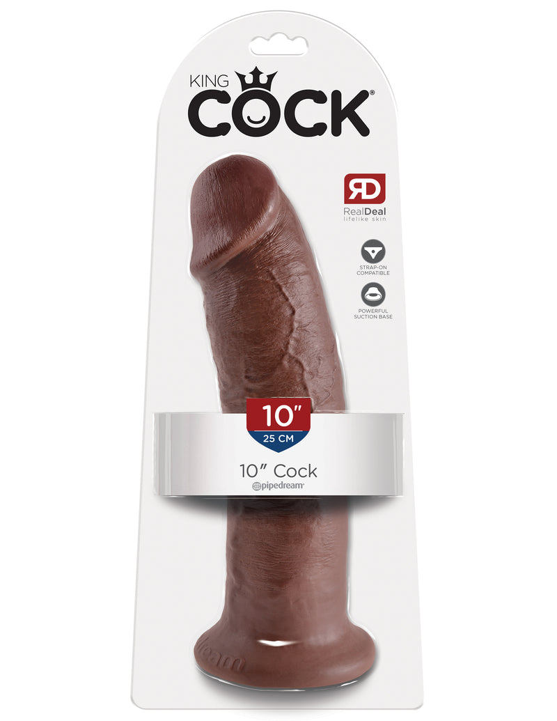 Realistic King-Sized Dildo with Suction Cup Base for Hands-Free Pleasure - Waterproof and Perfect for Solo or Partner Play!