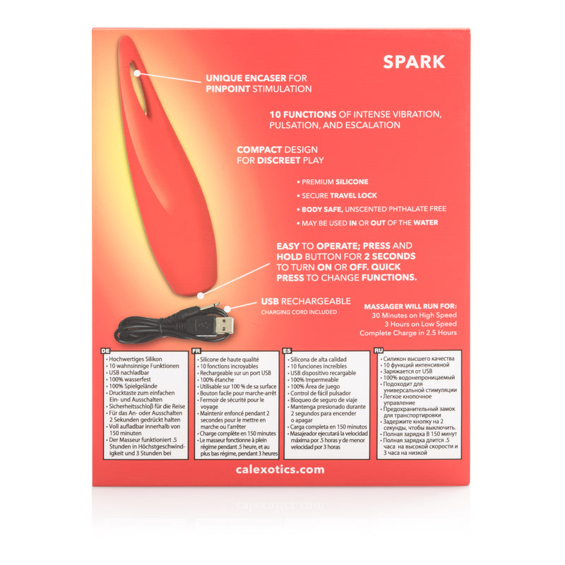 Experience Intense Pleasure Anywhere with the Red Hot Spark Massager