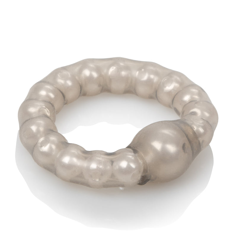 Stretchable Erection Enhancer with Pearl Stimulation Beads - Ultimate Pleasure Ring