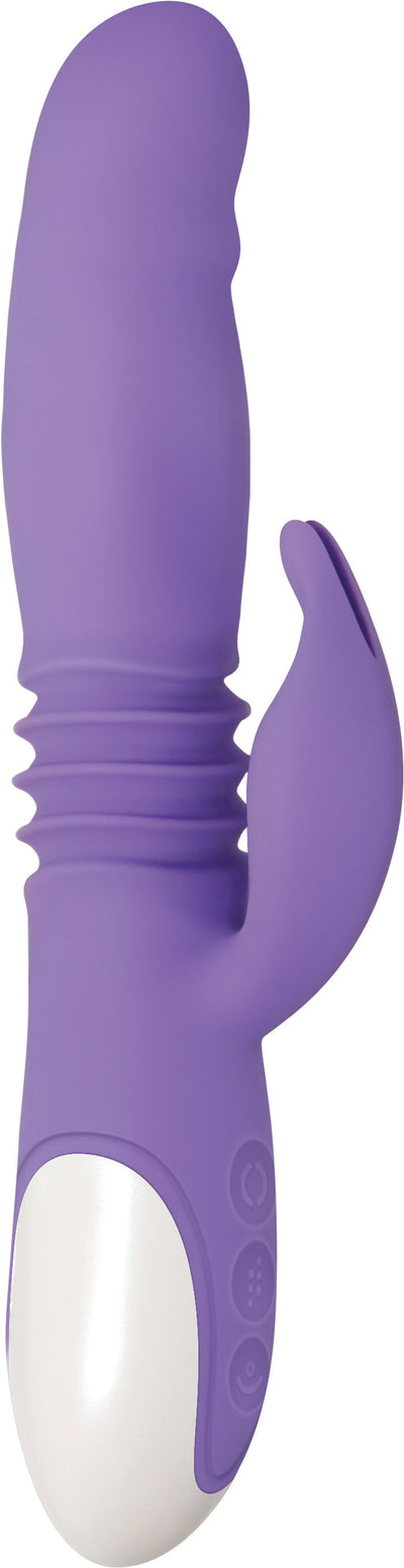 Rechargeable Dual-Action Rabbit Vibrator for Intense Pleasure and Eco-Friendly Fun