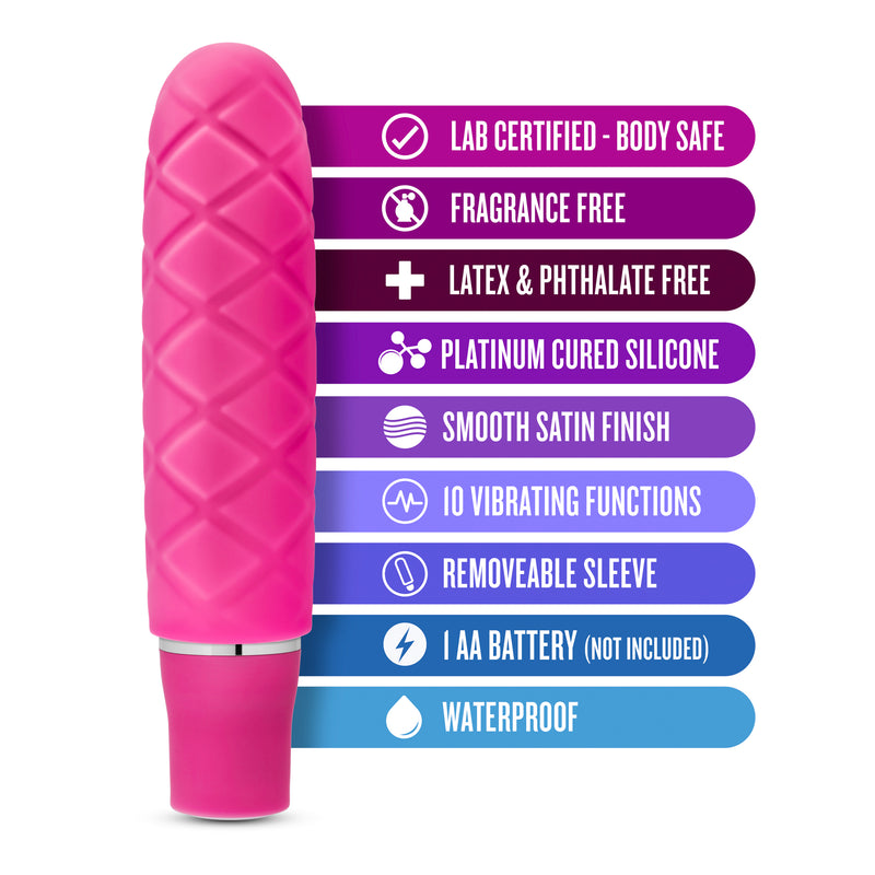 Cozi Mini Vibrator - Body-Safe Silicone, Two Speeds, Sleek and Waterproof for Hours of Pleasure!