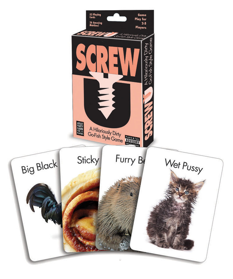 Naughty Card Game for Adults: Screw U!
