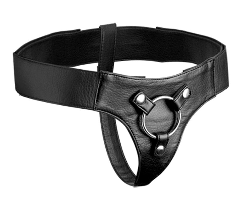 Adjustable Vegan-Friendly Harness for Strap-On Fun: Easy to Clean and Comfortable Fit for All Body Types!