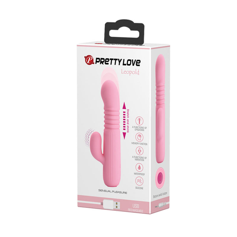 Luxurious Thrusting Vibrator for Mind-Blowing Pleasure and Blended Bliss - USB Rechargeable and Waterproof.