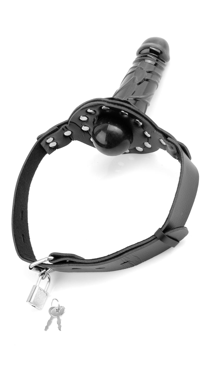 Double the Fun with the Deluxe Ball Gang Ball Gag and Dong Set - Safe and Sensual Exploration Guaranteed!