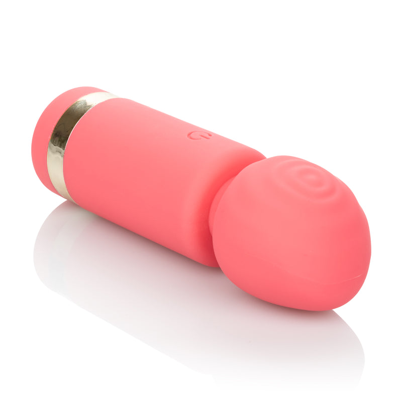 Portable Pleasure: Slay Exciter Mini Wand Massager with 10 Vibration Functions and USB Rechargeable Design.