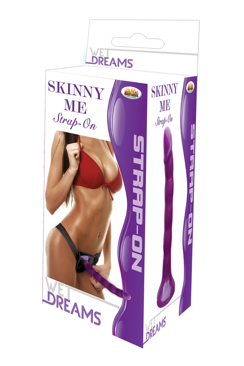 Get Adventurous with Wet Dreams SKINNY ME Strap On - Perfect for First-Time Anal Play!