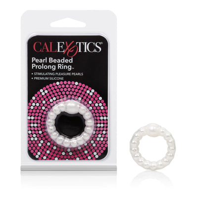 Stretchable Erection Enhancer with Pearl Stimulation Beads - The Ultimate Pleasure Ring!