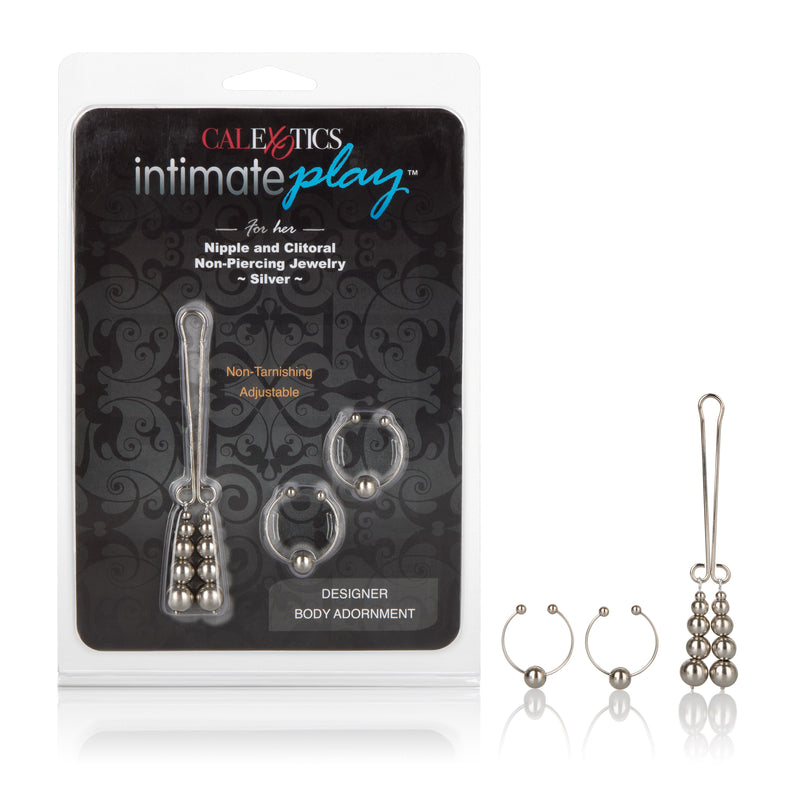 Non-Piercing Nipple and Clitoral Body Jewelry Set for Enhanced Pleasure and Confidence.