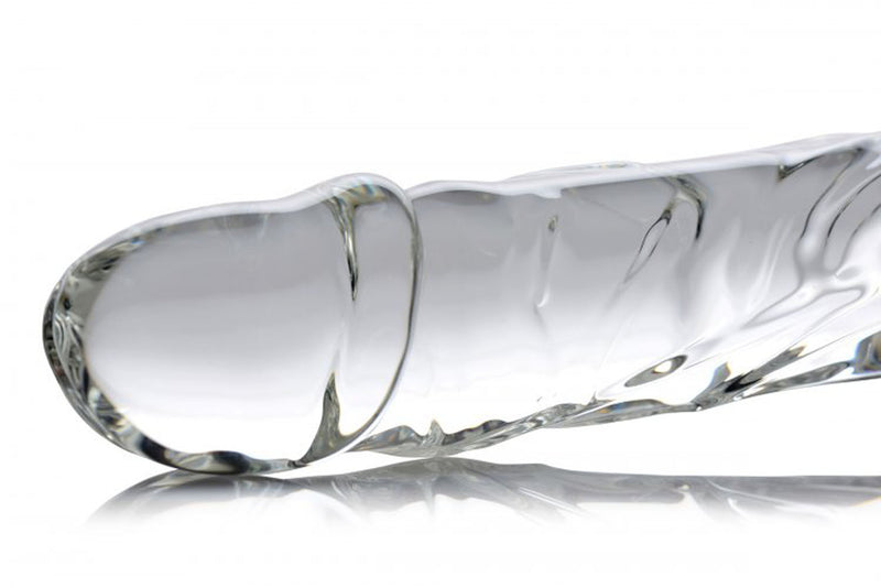Textured Glass Dildo: The Ultimate in Satisfaction!