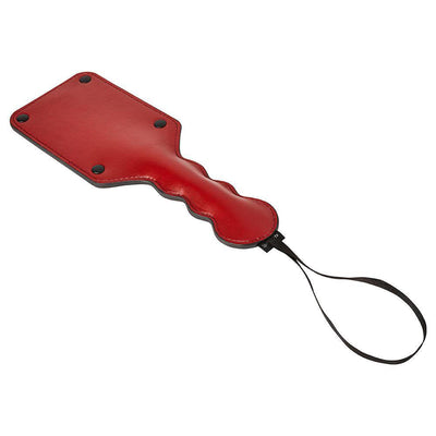 Red Vegan Leather Paddle for Intense Pleasure and Pain
