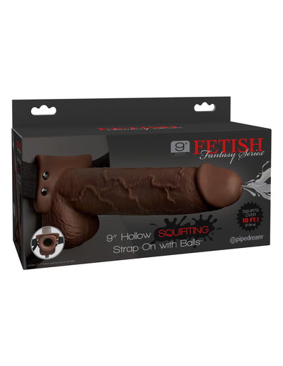Satisfy Your Cravings with the Realistic Squirting Hollow Strap-On!