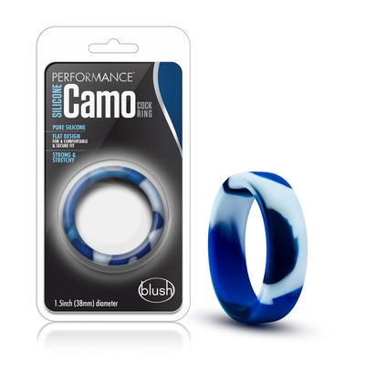Silicone Camo Cock Ring for a Snug and Comfy Fit - Enhance Your Relationship with This Body-Safe Couples Toy!