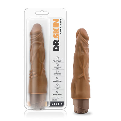 Get Ready to Moan with Pleasure: Blush Novelties Dr. Skin Vibe #1 - 9 Inch Realistic Vibrator
