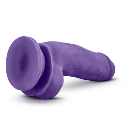 Thick and Lifelike: Au Naturel Bold Beefy Dildo with Flexible Spine and Suction Cup Base for Solo or Partner Play.