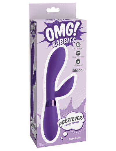 Double the Pleasure with the OMG! Rabbit Silicone Vibrator
