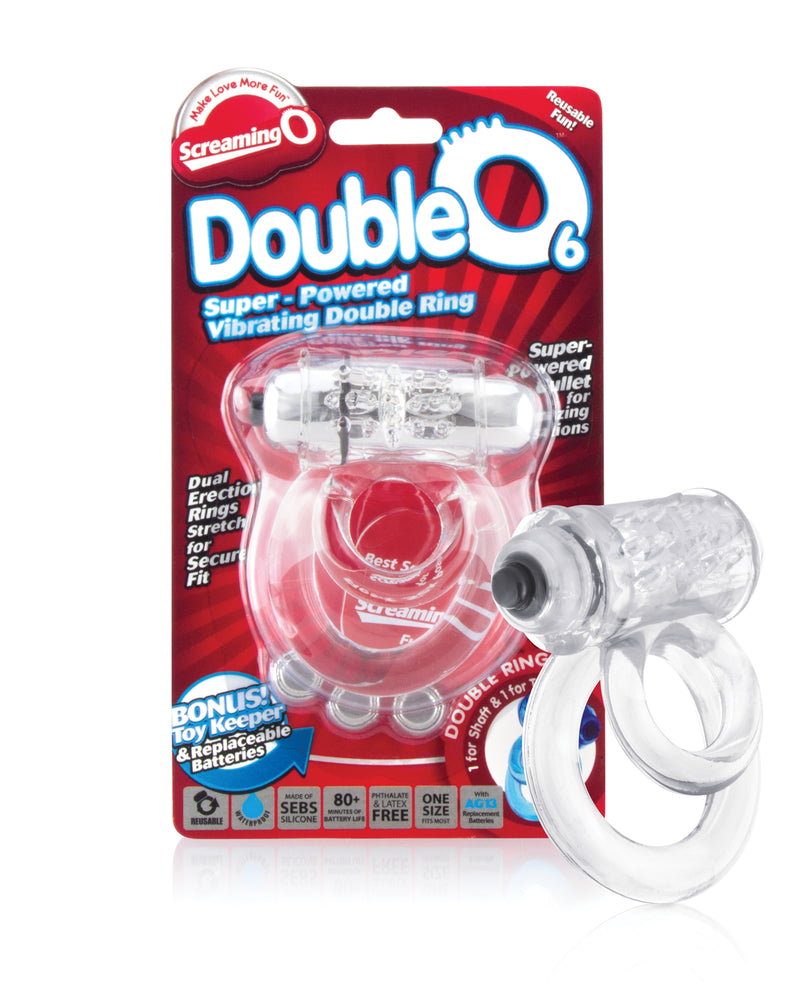 DoubleO 6: The Ultimate Vibrating Erection Ring for Couples&
