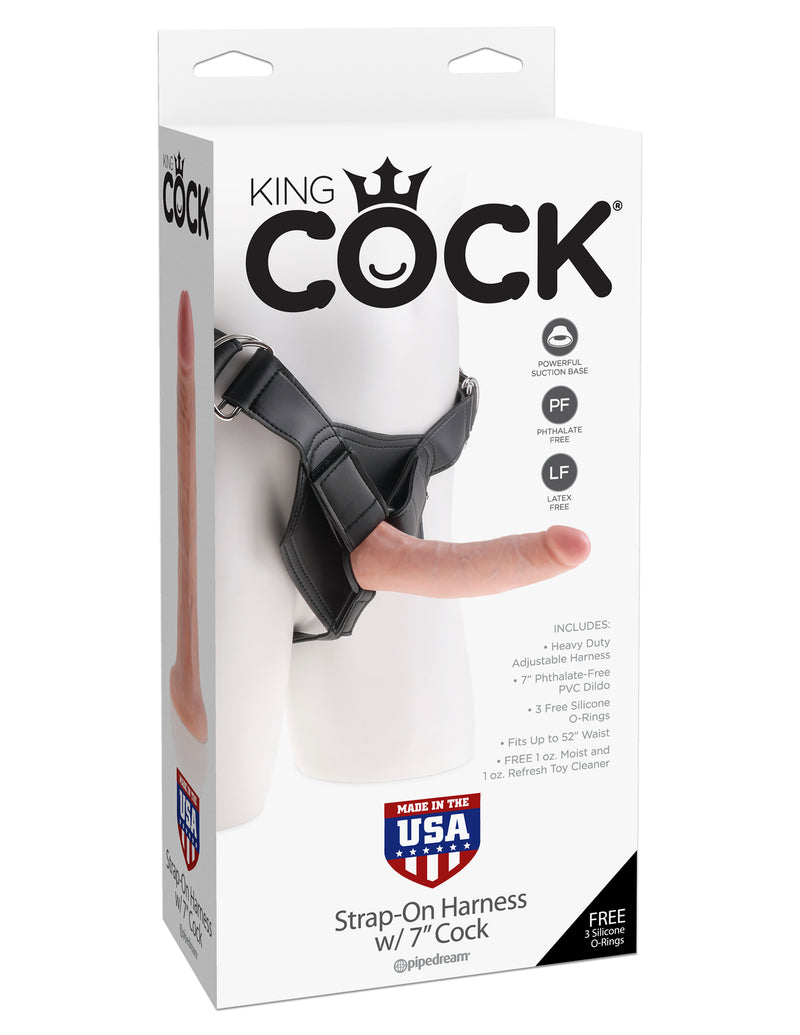 Realistic King Cock Strap-On Harness for Ultimate Pleasure and Comfort