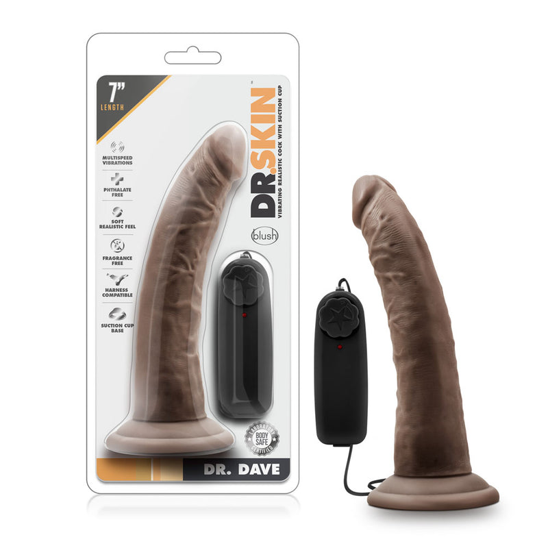 Meet Your New Best Friend: Dr. Dave 7 Inch Vibrating Cock with Suction Cup!