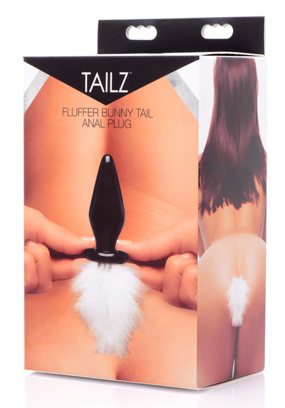 Bunny Tail Glass Plug - A Fluffy and Hypoallergenic Delight for Ultimate Pleasure