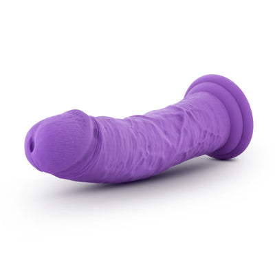 Girthy and Curved Silicone Dildo with Suction Cup Base for G-Spot or Prostate Stimulation - Ruse Jammy