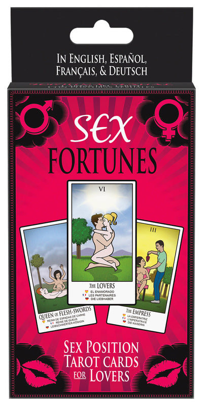 Spice Up Your Love Life with Flirty Sex Fortunes Game - 78 Cards to Predict and Act Out Your Lover's Desires!