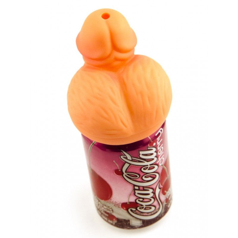 Boobylicious Beer Fun with Realistic Pecker Can Topper - Perfect Party Addition and Gag Gift for Friends and Partners!