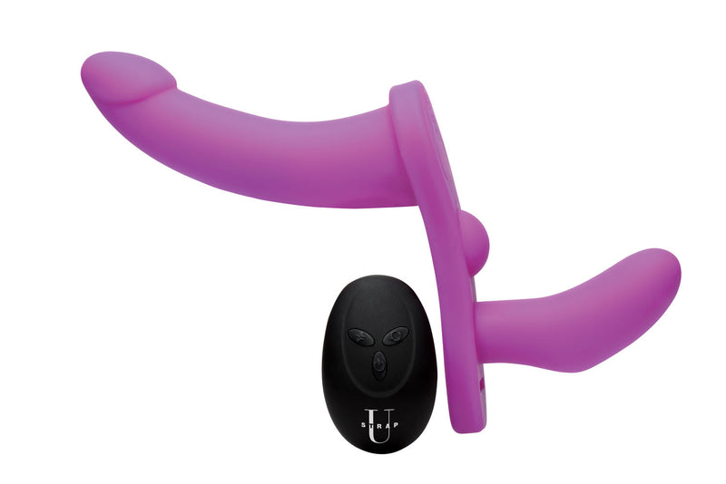 10x Vibration Double Dildo Strap-On for Mind-Blowing Pleasure and Comfortable Fit!