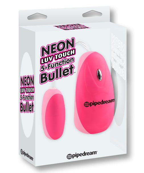 Experience Waves of Pleasure with the Neon Luv Touch 5 Function Bullet