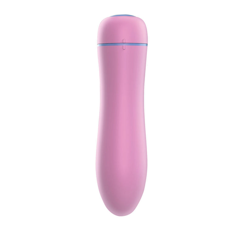 Powerful and Portable: The ffix Bullet Vibrator with 10 Vibration Modes in Light Pink - Battery Operated for On-The-Go Pleasure!