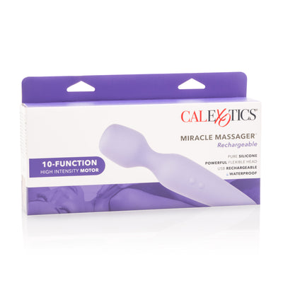 Rechargeable Miracle Massager: Eco-Friendly and Playful Personal Massager with 10 Functions of Vibration and Memory Chip.