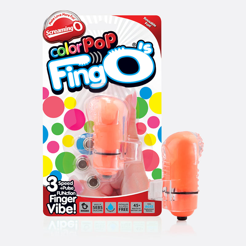 ColorPoP FingO Clit Stimulator: Compact, Vibrant, and Ergonomic for Targeted Pleasure.