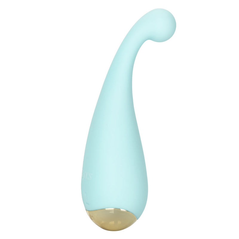 Curved Pleasure Travel Vibrator with 10 Functions - The Ultimate On-The-Go Toy!