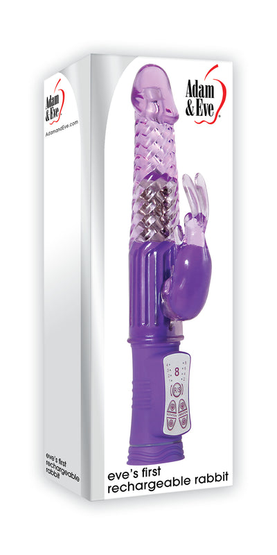 Rechargeable Rabbit Vibrator with Duo-Directional Rotation and Clitoral Stimulation - Waterproof and Phthalate-Free