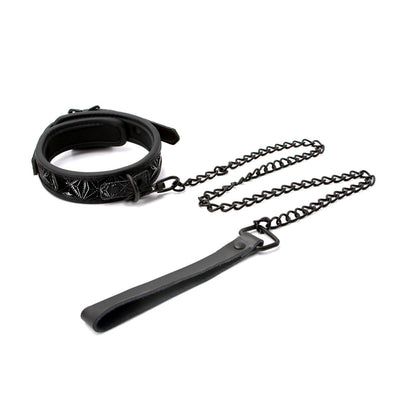 Unleash Your Inner Dominant with Sinful's Adjustable Collar and Leash Set