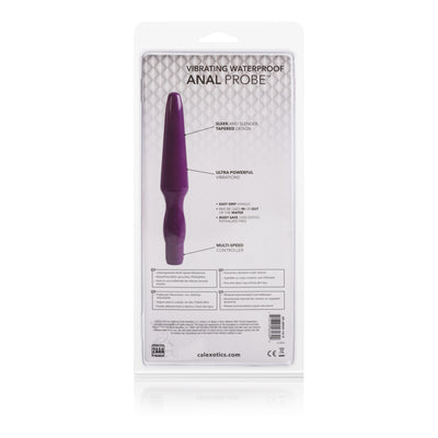 Sleek Waterproof Anal Probe with Multi-Speed Vibrations for Intense Pleasure