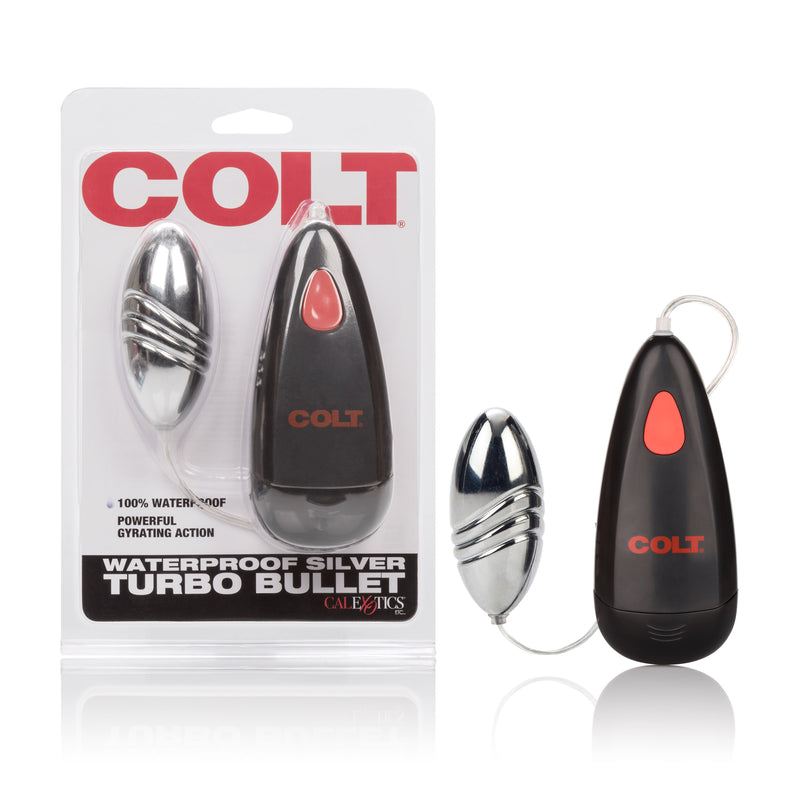 Rev Up Your Pleasure with the Waterproof Silver Turbo Bullet Vibrator