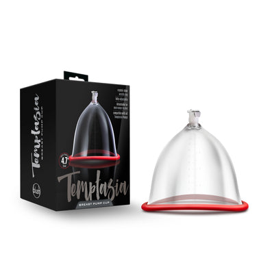 Temptasia Large Breast Pump Cup: Boost Sensitivity and Confidence with Detachable Cylinder. Easy to Use and Clean, Made of Body Safe Acrylic.
