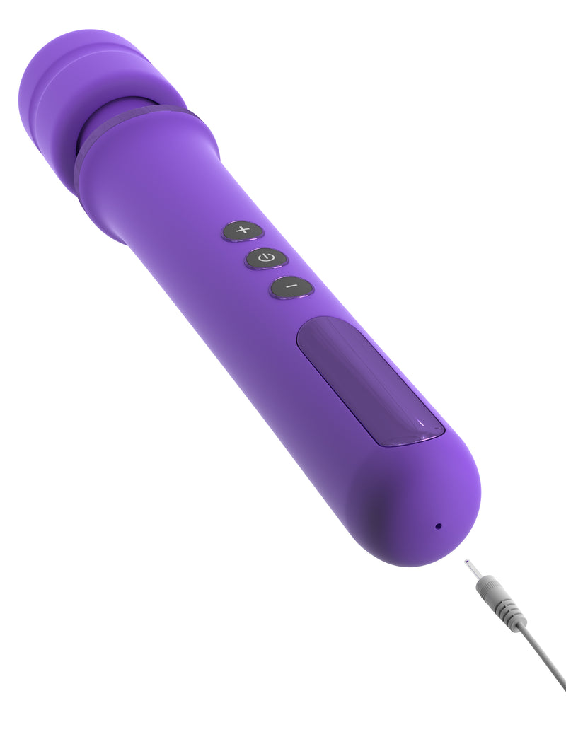 Indulge in Ultimate Pleasure with Her Rechargeable Power Wand - Flexible, Silky Smooth, and 15 Vibrational Patterns.