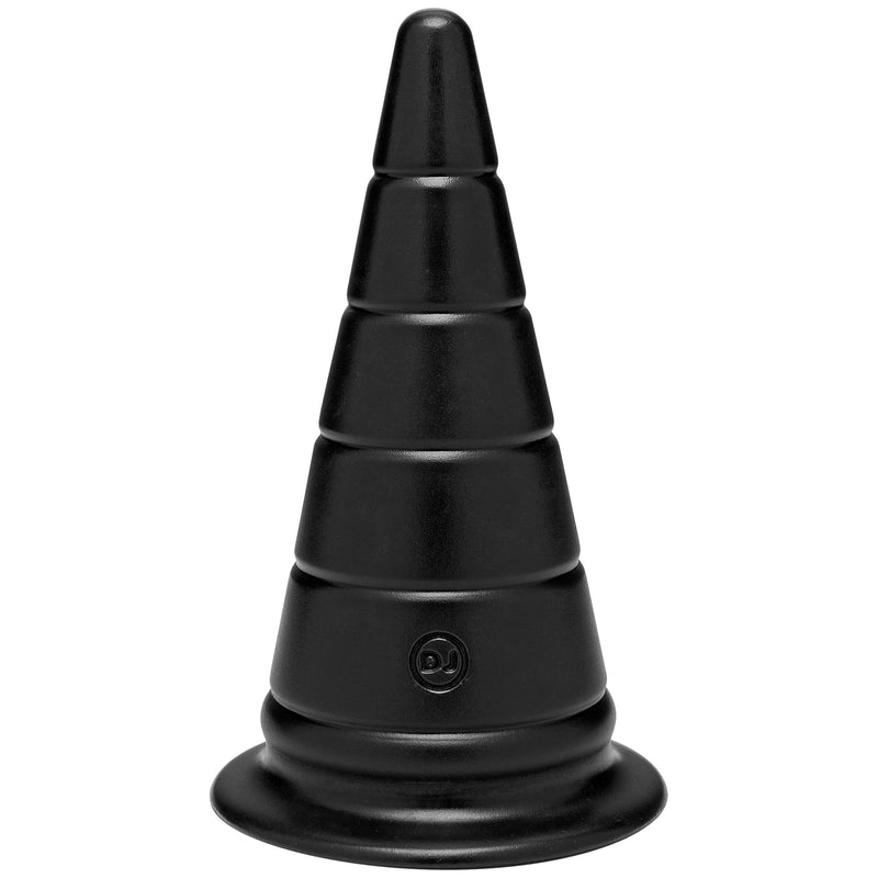 TitanMen 6-Inch Cone Anal Plug with Ribbed Texture