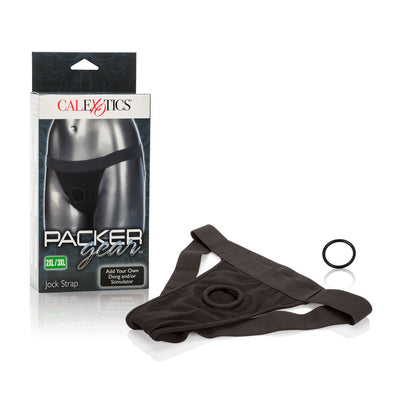 Experience Ultimate Comfort and Pleasure with Packer Gear Jock Strap - Perfect for Double Penetration and Easy Clean-Up!