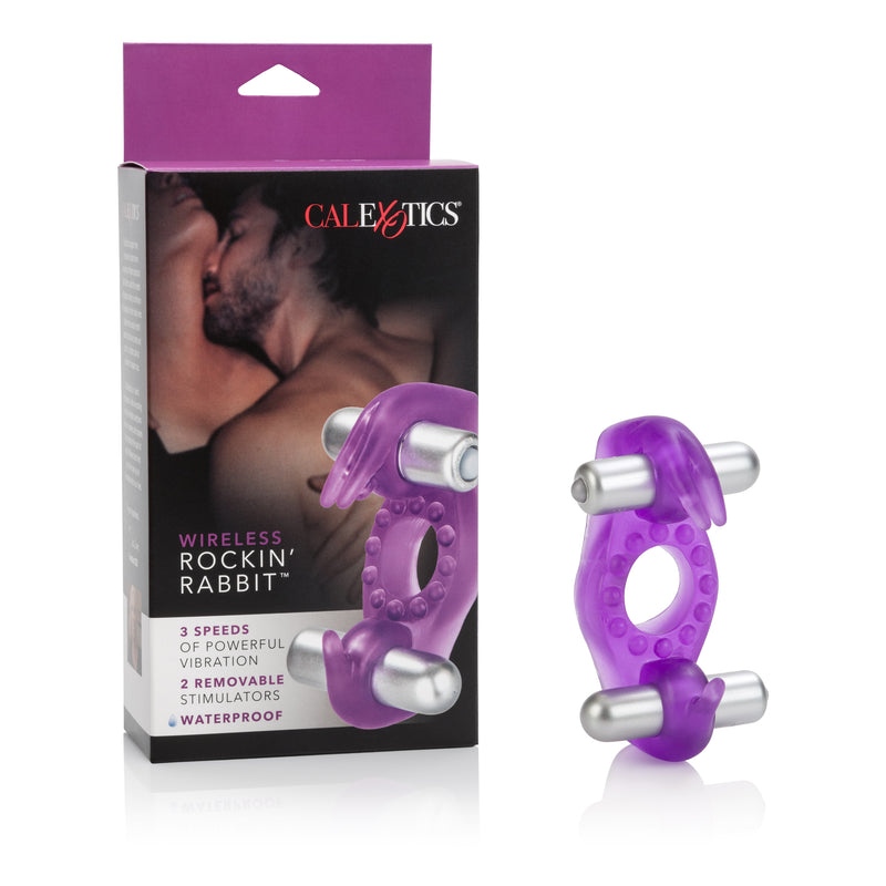 Get Ecstatic with our Soft and Stretchy Purple Rabbit Cockring