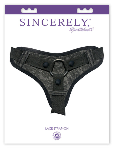 Luxurious Lace Strap-On Harness for Confident and Secure Play