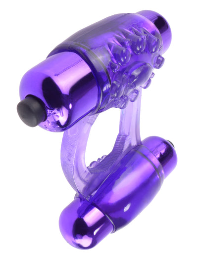 Enhance Your Pleasure with the Duo-Vibrating Super Ring - Waterproof, Powerful, and Perfect for Explosive Orgasms!