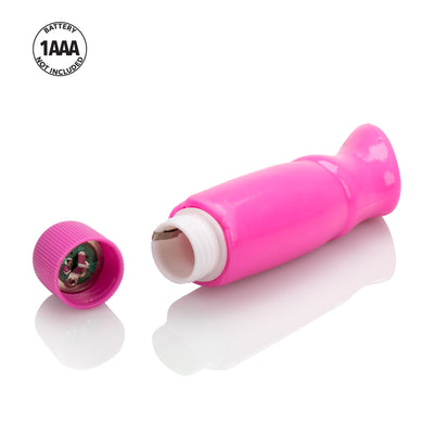 Soft & Powerful Mini-Massager: Waterproof Fun with Easy Button Control