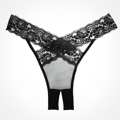 Adore Desire Criss-Cross Crotchless Lace Panties - Unleash Your Inner Goddess!